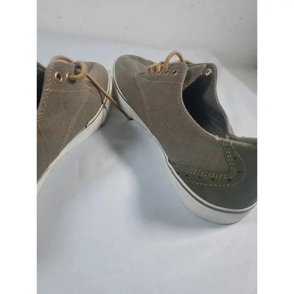 GAP Factory Gray Canvas Lace Up Fashion Sneakers Men’s Size 11